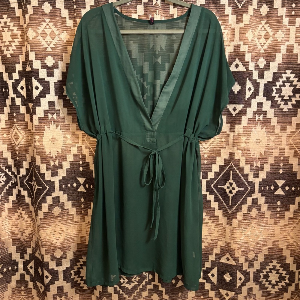 Women’s Green Avidlove Bathing Suit Cover-Up From Amazon Size XL - Picture 2 of 7